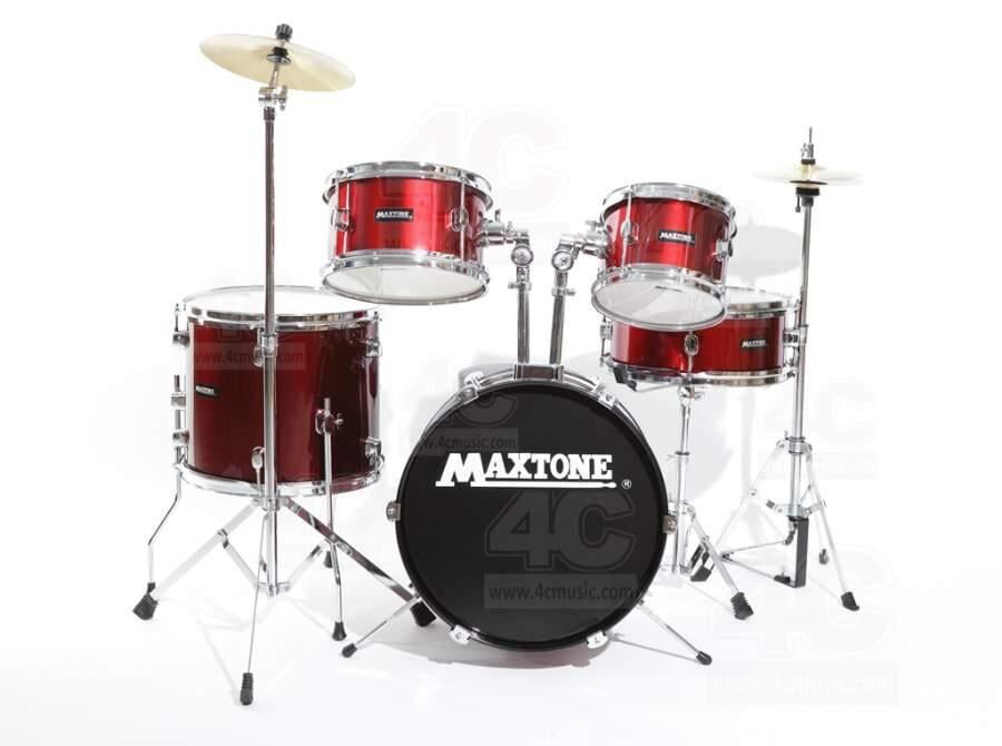 MAXTONE MXC-602MR JUNIOR DAVUL SET METALİK KIRMIZI