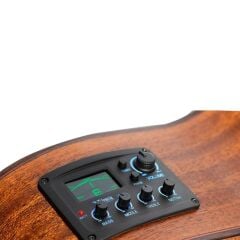 VALENCIA VC704CE ELEKTRO KLASİK GİTAR, CUTAWAY, 4/4, NATUREL