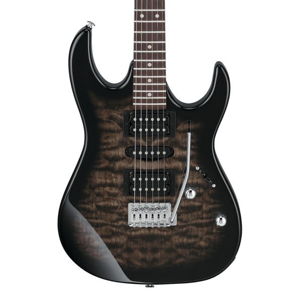 Ibanez GRX70QA-TKS Transparent Black Sunburst Elektro Gitar