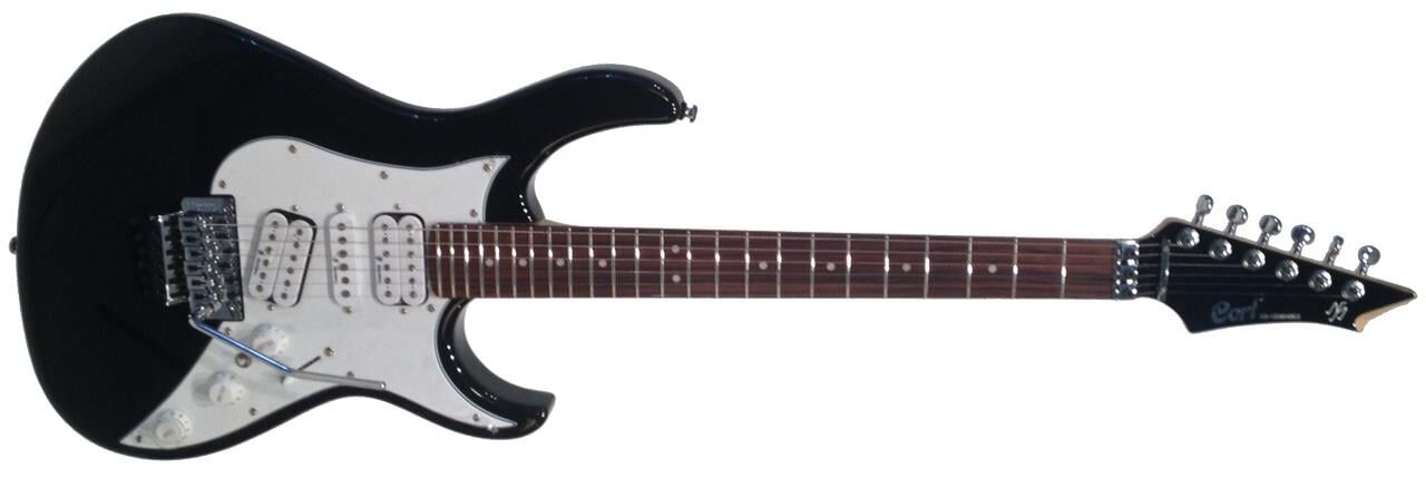 CORT ARENA1BK ELEKTRO GİTAR, ÇANTALI, SİYAH, (H-S-H)