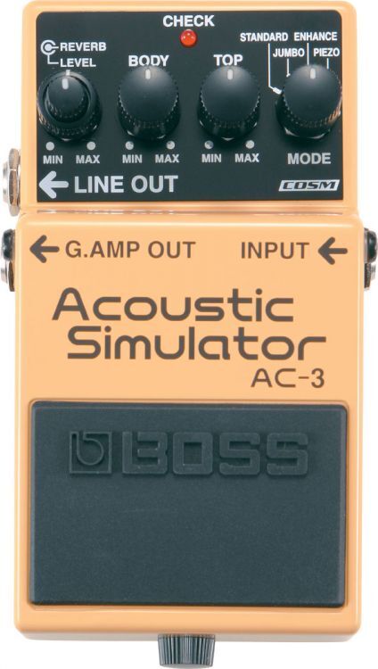 Boss AC-3 Acoustic Simulator Kompakt Efekt Pedalı