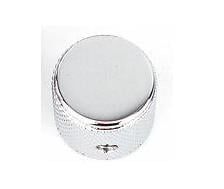 GİTAR POT. DÜĞME BAŞLIĞI (KUBBELİ) METAL, KROM, (1