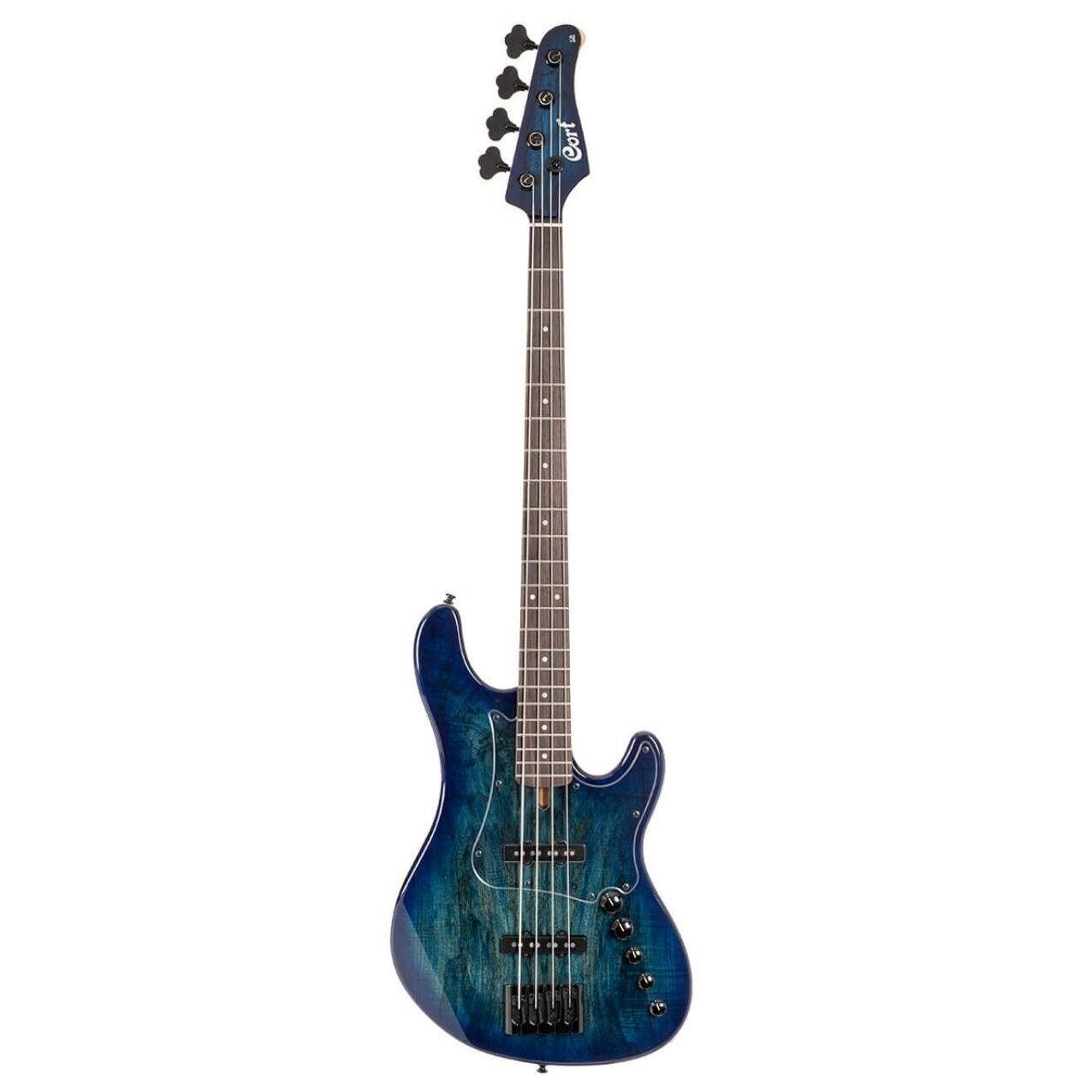 CORT GB-FUSION4BB BASS GİTAR, 4 TELLİ, ÇANTALI, BLUE BURST