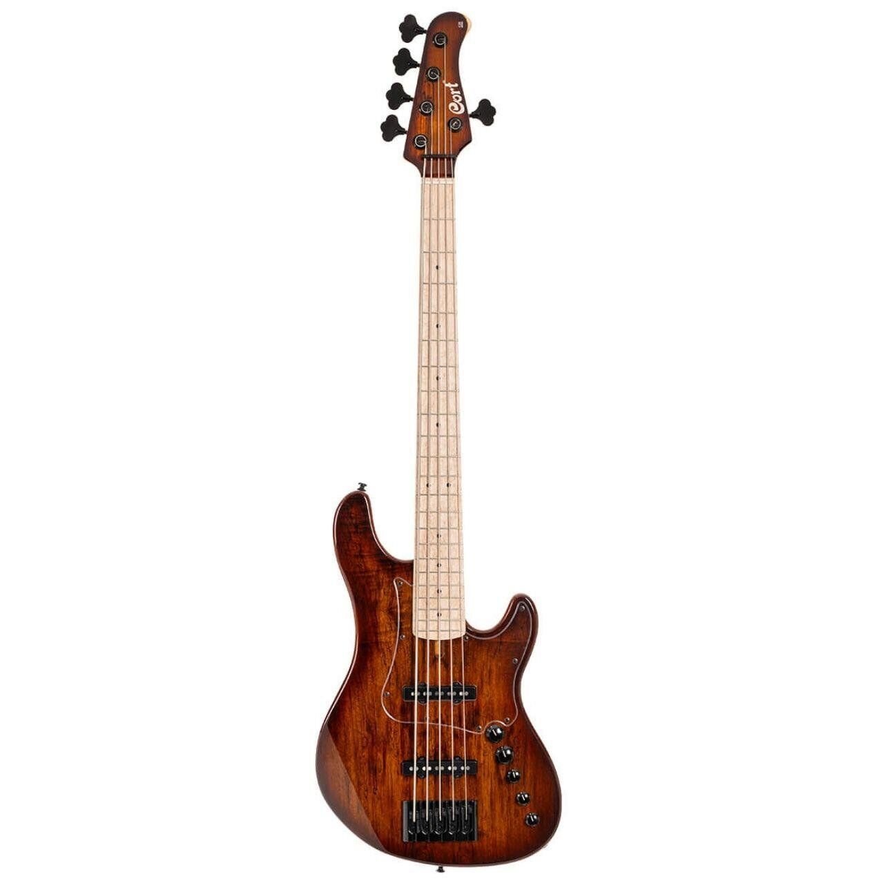 CORT GB-FUSION5ABB BASS GİTAR, 5 TELLİ, ÇANTALI, ANTIQUE BROWN BURST