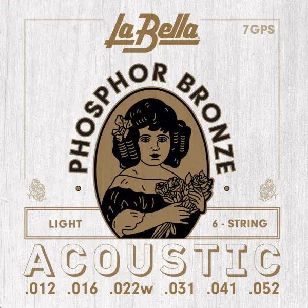 La Bella 7GPS Phospor Bronze Akustik Gitar Teli (0.12 - 0.52)