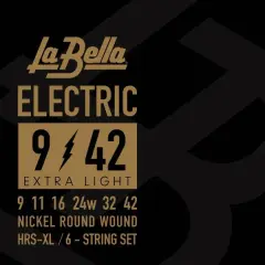 La Bella HRS-XL Extra Light Elektro Gitar Teli (0.09 - 0.42)