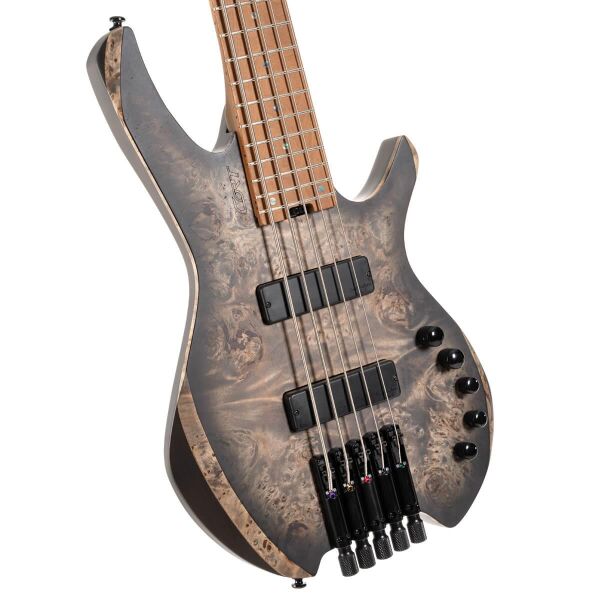 CORT SPACE5SDB BASS GİTAR, HEADLESS, 5 TELLİ, STAR DUST BLACK
