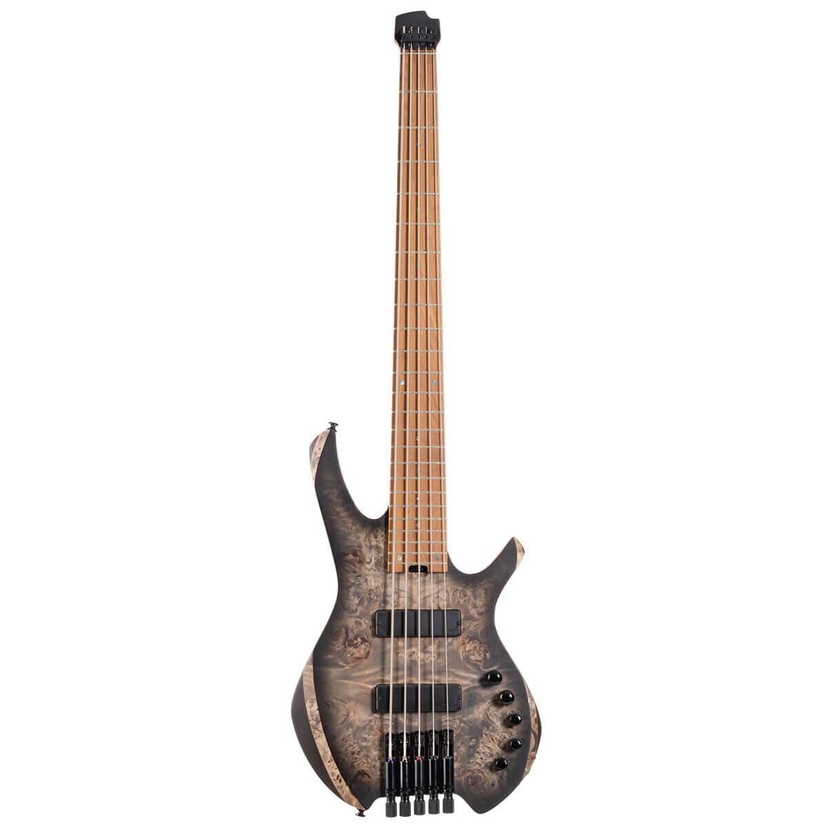 CORT SPACE5SDB BASS GİTAR, HEADLESS, 5 TELLİ, STAR DUST BLACK