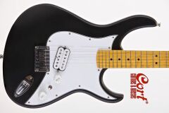 CORT GARAGE1 BKS ELEKTRO GİTAR, SİYAH SATİN, ÇANTALI