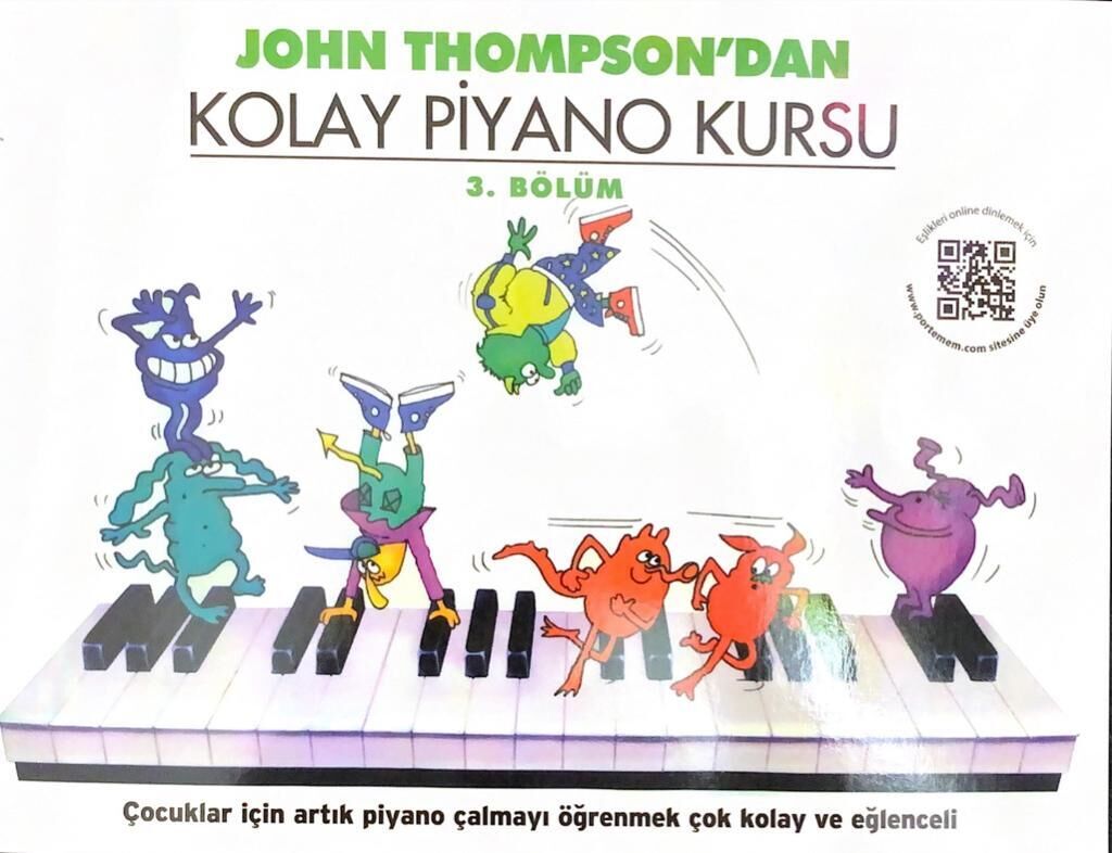 John Thompson 'dan Kolay Piyano Kursu 3. Bölüm