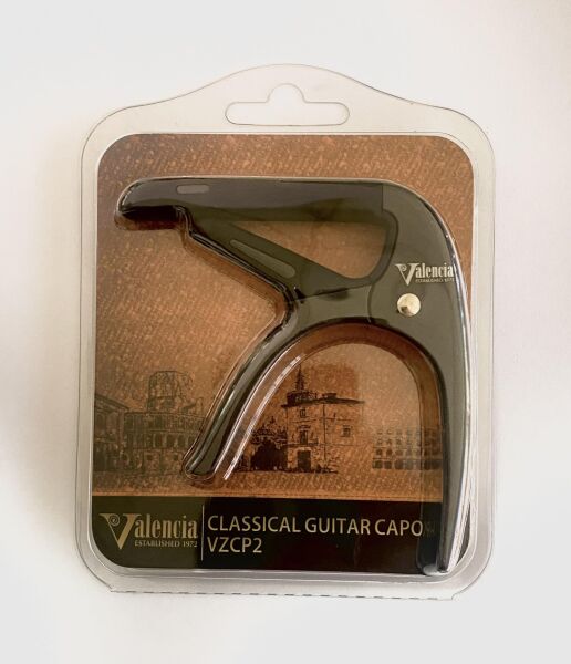 VALENCIA VZCP2 KLASİK GİTAR KAPOSU GRİ-SİYAH
