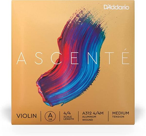 DADDARIO A312 4/4M KEMAN TEK TEL, ASCENTE, A-(LA), MEDIUM