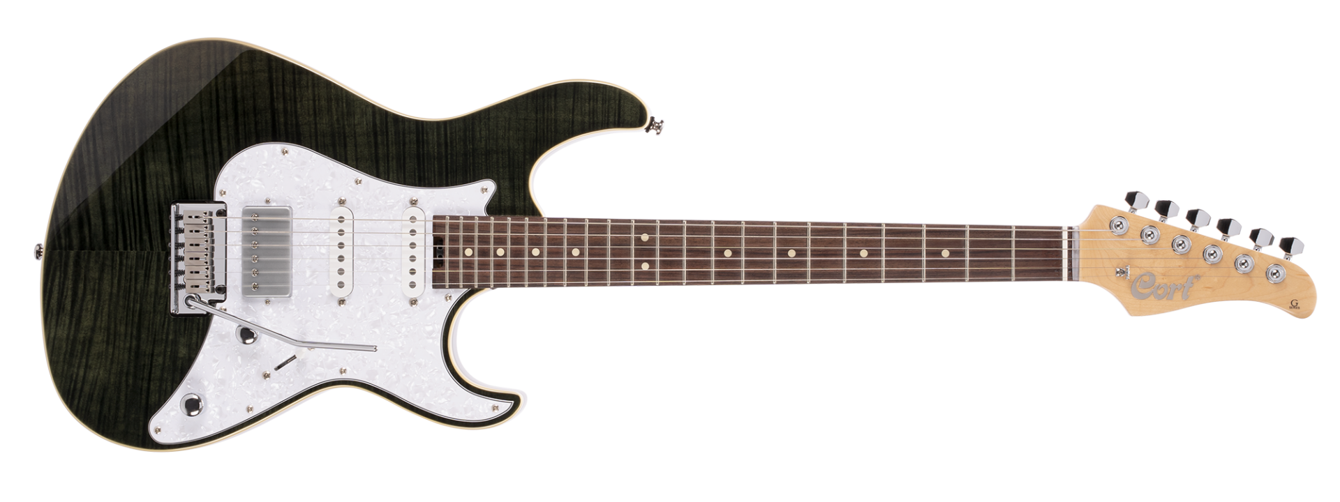 CORT G280 SELECT TBK ELEKTRO GİTAR, TRANSPARAN SİYAH, (S-S-H)