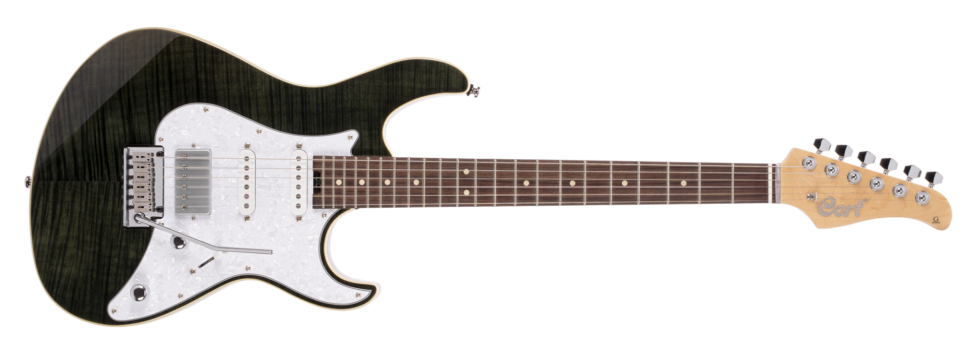 CORT G280 SELECT TBK ELEKTRO GİTAR, TRANSPARAN SİYAH, (S-S-H)