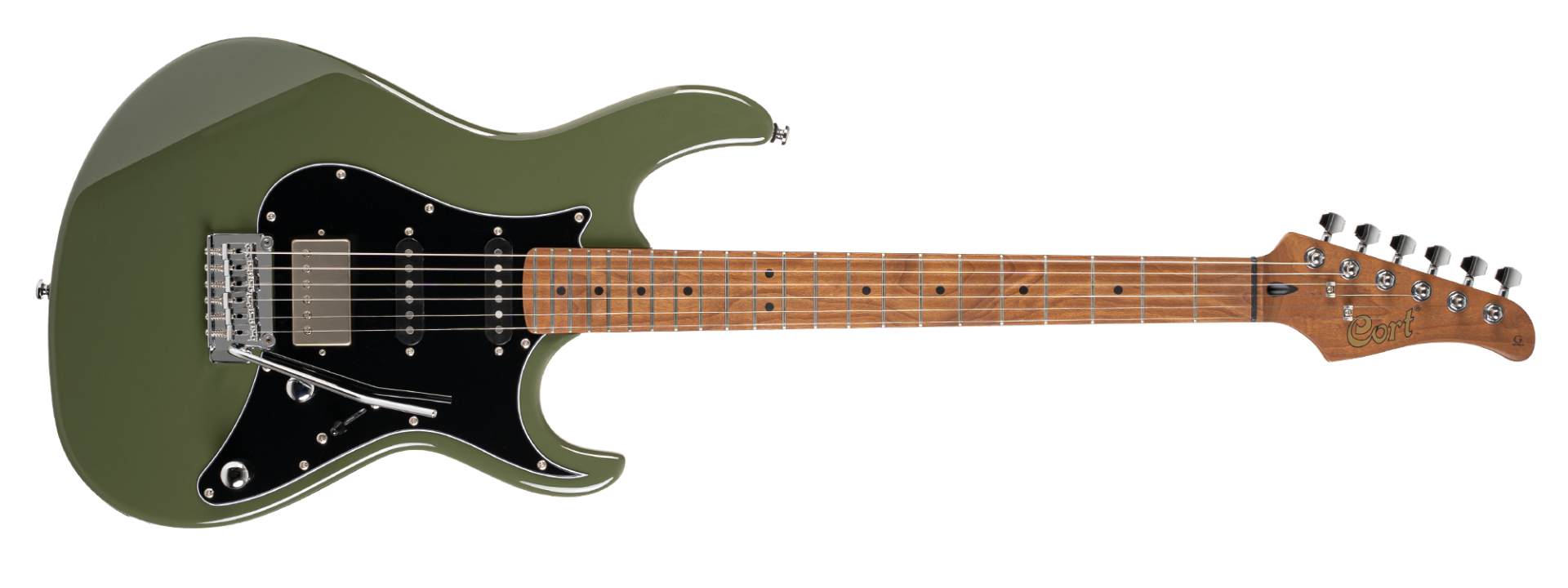 CORT G250SEODG ELEKTRO GİTAR, KOYU ZEYTİN YEŞİLİ, (S-S-H)