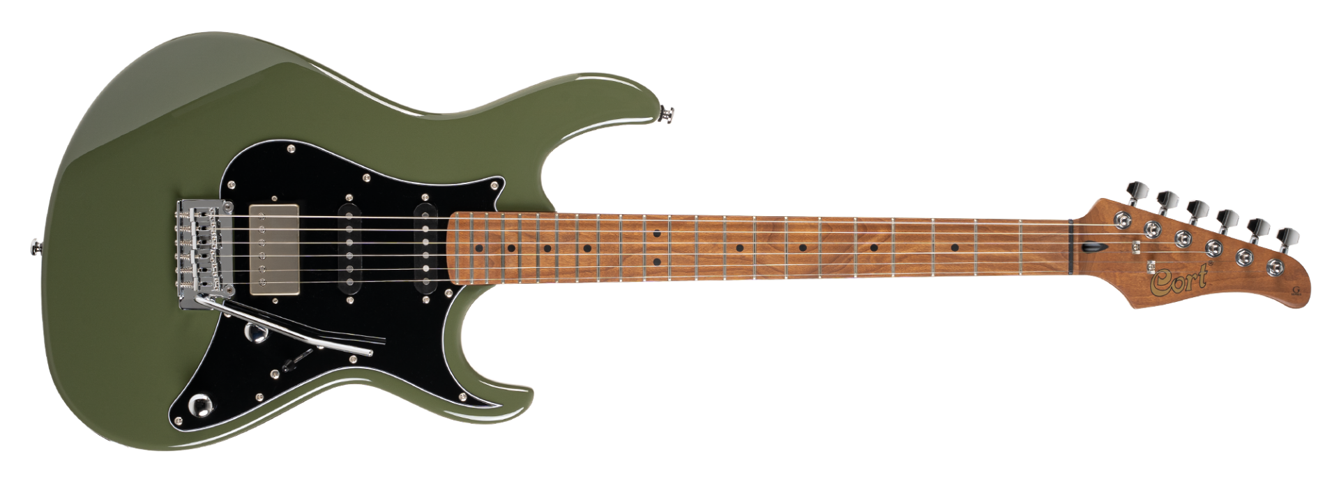 CORT G250SEODG ELEKTRO GİTAR, KOYU ZEYTİN YEŞİLİ, (S-S-H)