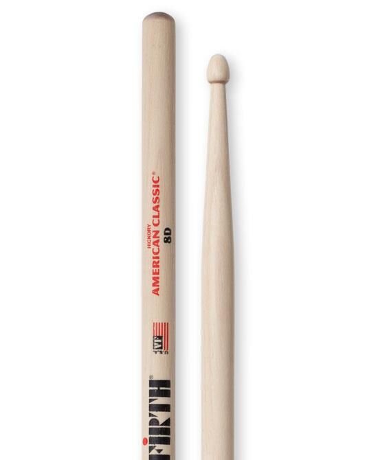 VICFIRTH 8D BAGET HICKORY, 0.540''x16'' , MED