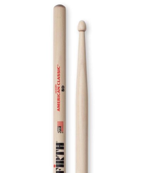 VICFIRTH 8D BAGET HICKORY, 0.540''x16'' , MED