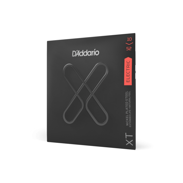DADDARIO XTE1052 ELEKTRO GİTAR TEL SETİ, XT, 10-52, LIGHT TOP/HEAVY BOTTOM COATED