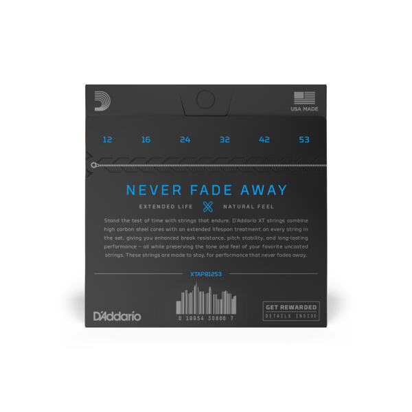 DADDARIO XTAPB1253 AKUSTİK GİTAR TEL SETİ, PHOSPHOR BRONZE, LIGHT COATED