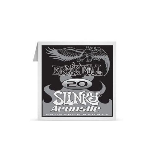 ERNIE BALL P01820 .020 Earthwood Fosfor Bronz Sargılı Akustik (Tek Tel)