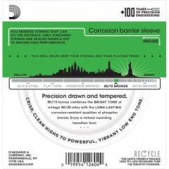 DADDARIO EZ890 AKUSTİK GİTAR TEL SETİ, 85/15 BRONZE, SUPER LIGHT