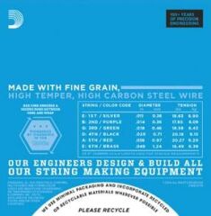DADDARIO EXP115 ELEKTRO GİTAR TEL SETİ, 11-49, COATED NICKEL