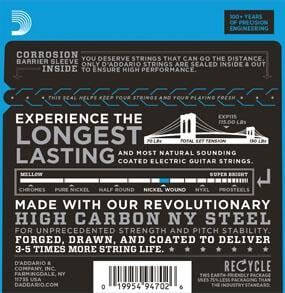 DADDARIO EXP115 ELEKTRO GİTAR TEL SETİ, 11-49, COATED NICKEL