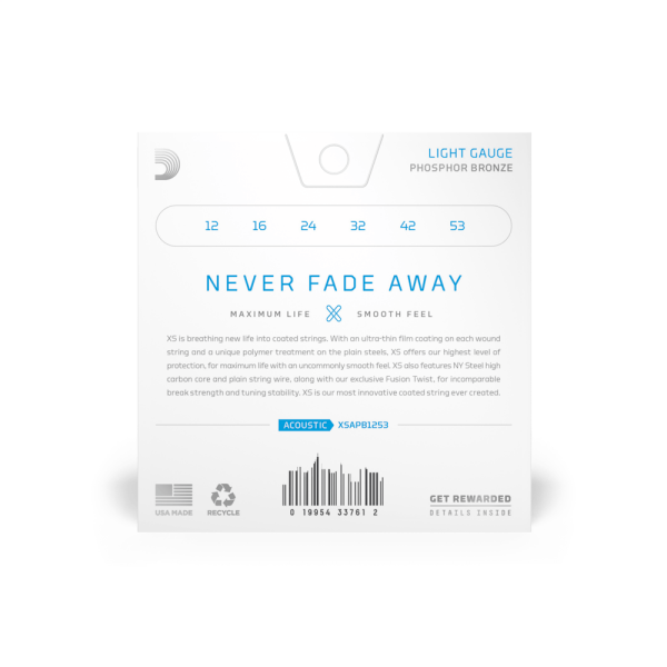 DADDARIO XSAPB1253 AKUSTİK GİTAR TEL SETİ, PB LIGHT