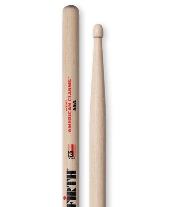 VICFIRTH 55A BAGET HICKORY, 0.580''x16'', MED