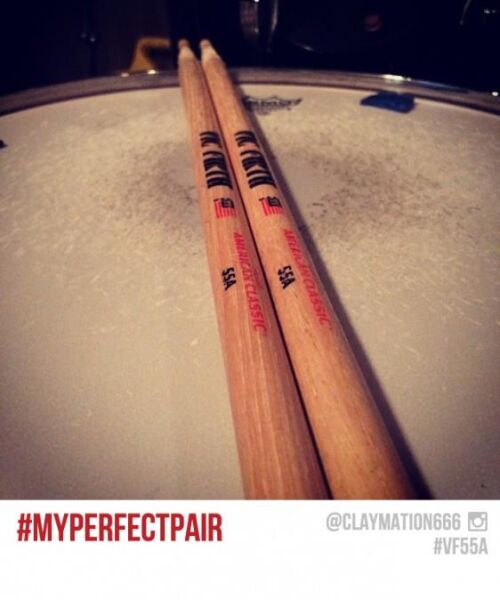 VICFIRTH 55A BAGET HICKORY, 0.580''x16'', MED