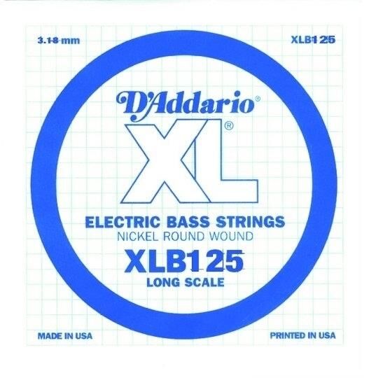 DADDARIO XLB125 BASS TEK TEL, B-(Sİ), XL NICKEL WOUND, 0.125