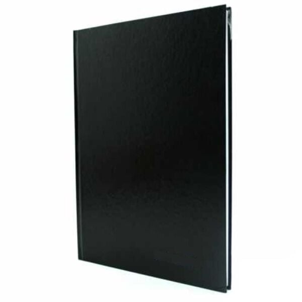 Ciltli Müzik Defteri - Nota Defteri (siyah) 55 Yaprak - 110 Sayfa