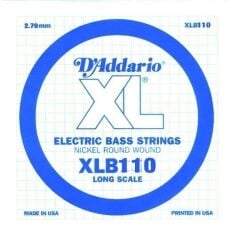 DADDARIO XLB110 BASS TEK TEL, E-(Mİ), XL NICKEL WOUND, 0.110