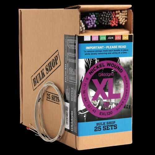 DADDARIO EXL120-B25 (25 SET) ELEKTRO GİTAR TEL SETİ, XL, 9-42, NICKEL
