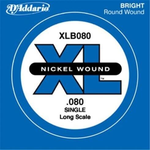 DADDARIO XLB080 BASS TEK TEL, A-(LA), XL NICKEL WOUND, 0.080