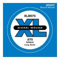 DADDARIO XLB075 BASS TEK TEL, A-(LA), XL NICKEL WOUND, 0.075