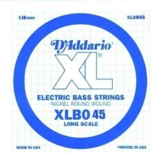 DADDARIO XLB045 BASS TEK TEL, G-(SOL), XL NICKEL WOUND, 0.045