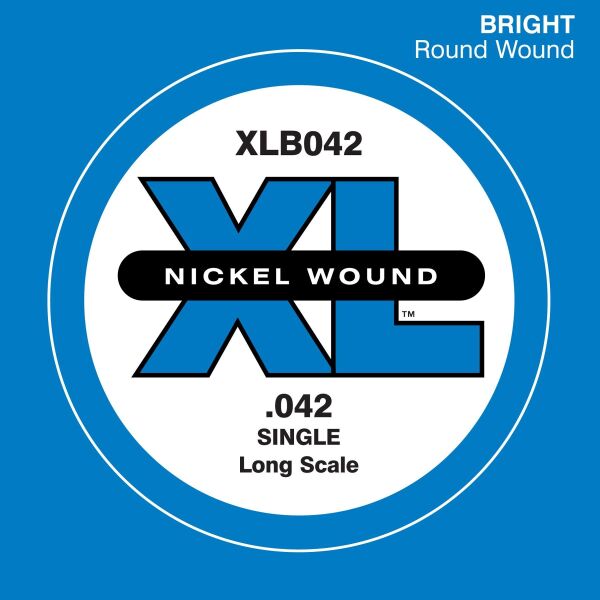 DADDARIO XLB042 BASS TEK TEL, A-(LA), XL NICKEL WOUND, 0.042
