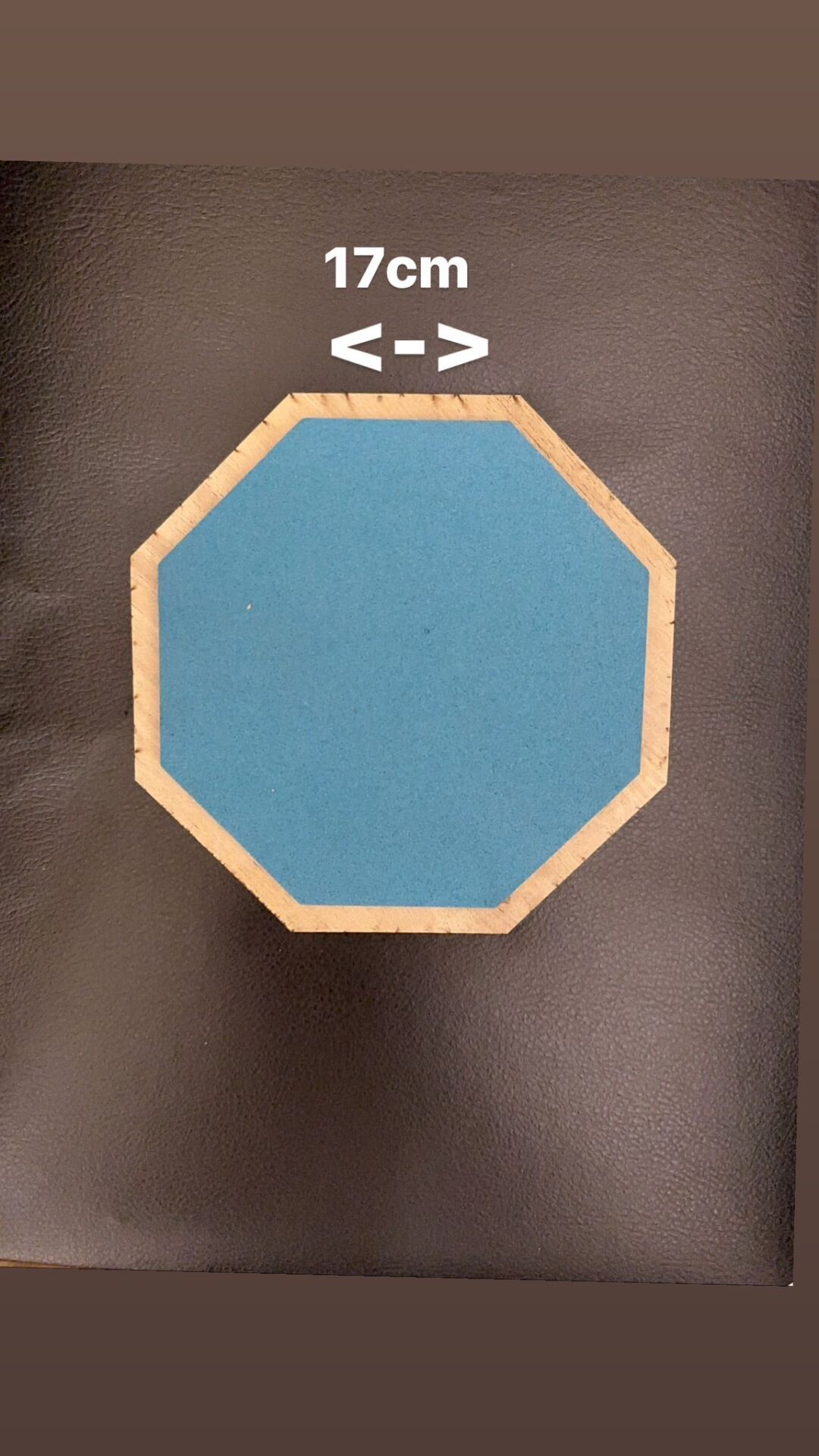 BATERİ ÇALIŞMA PEDİ 17CM MAVİ