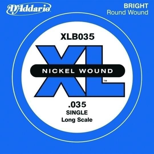 DADDARIO XLB035 BASS TEK TEL, G-(SOL), XL NICKEL WOUND, 0.035