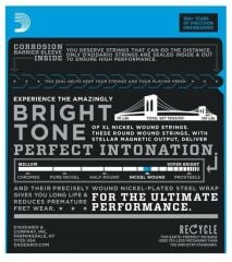 DADDARIO EXL110-10P (10 SET) ELEKTRO GİTAR TEL SETİ, XL, 10-46, NICKEL