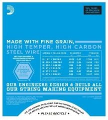 DADDARIO EXL110+ ELEKTRO GİTAR TEL SETİ, XL, 10.5-48, REGULAR LIGHT PLUS