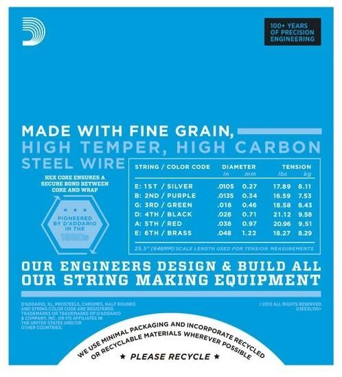 DADDARIO EXL110+ ELEKTRO GİTAR TEL SETİ, XL, 10.5-48, REGULAR LIGHT PLUS