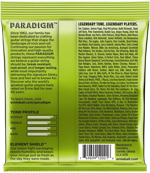ERNIE BALL P02021 Paradigm Regular Slinky 10-46 Elektro Gitar Tel Seti