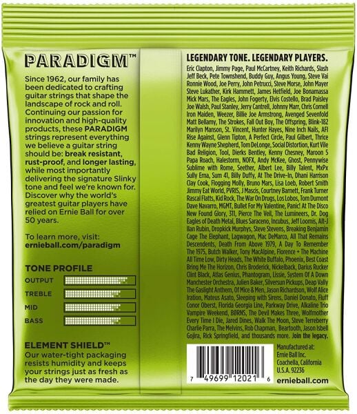 ERNIE BALL P02021 Paradigm Regular Slinky 10-46 Elektro Gitar Tel Seti