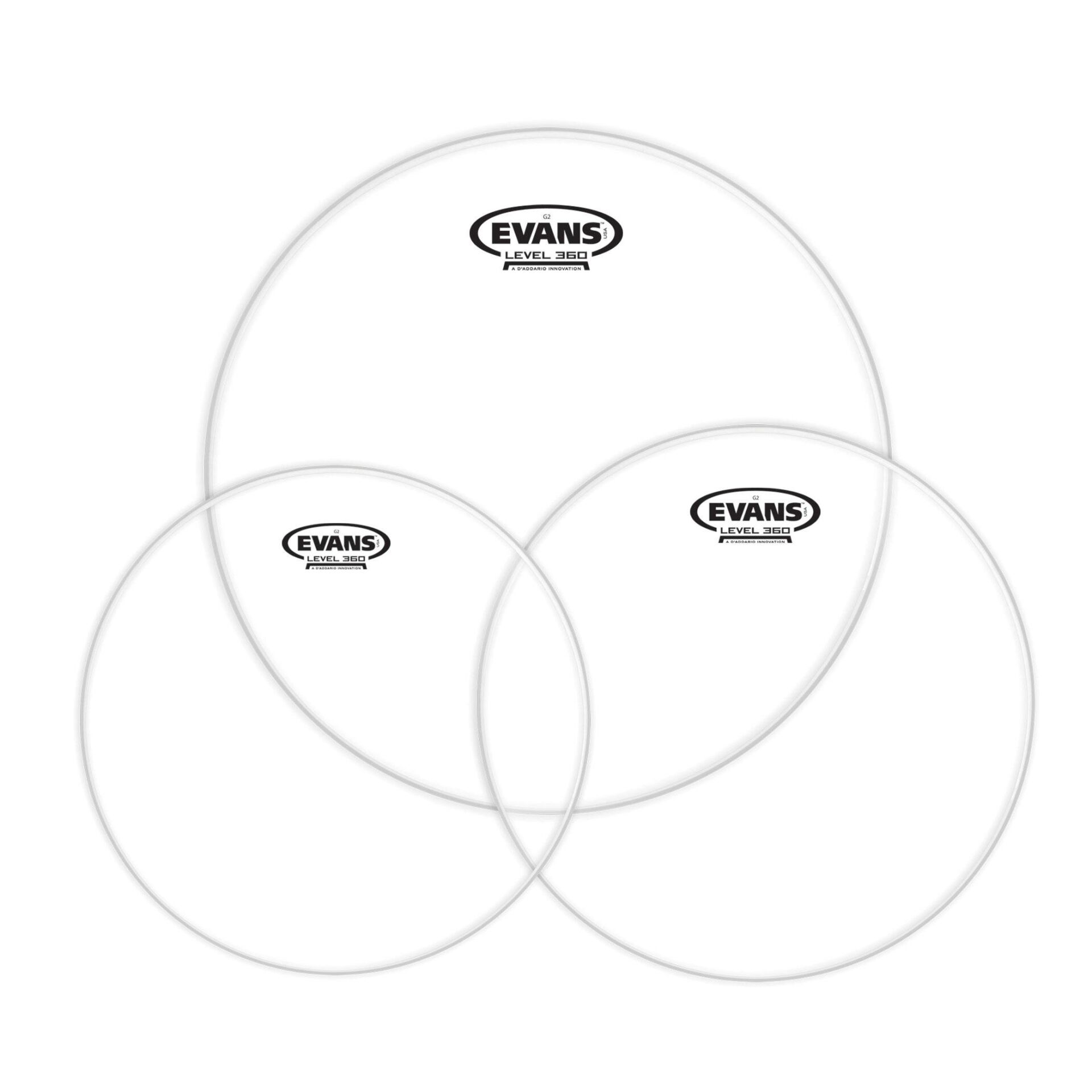 EVANS ETPG2CLRS DERİ SETİ (12+13+16) STANDART KİT