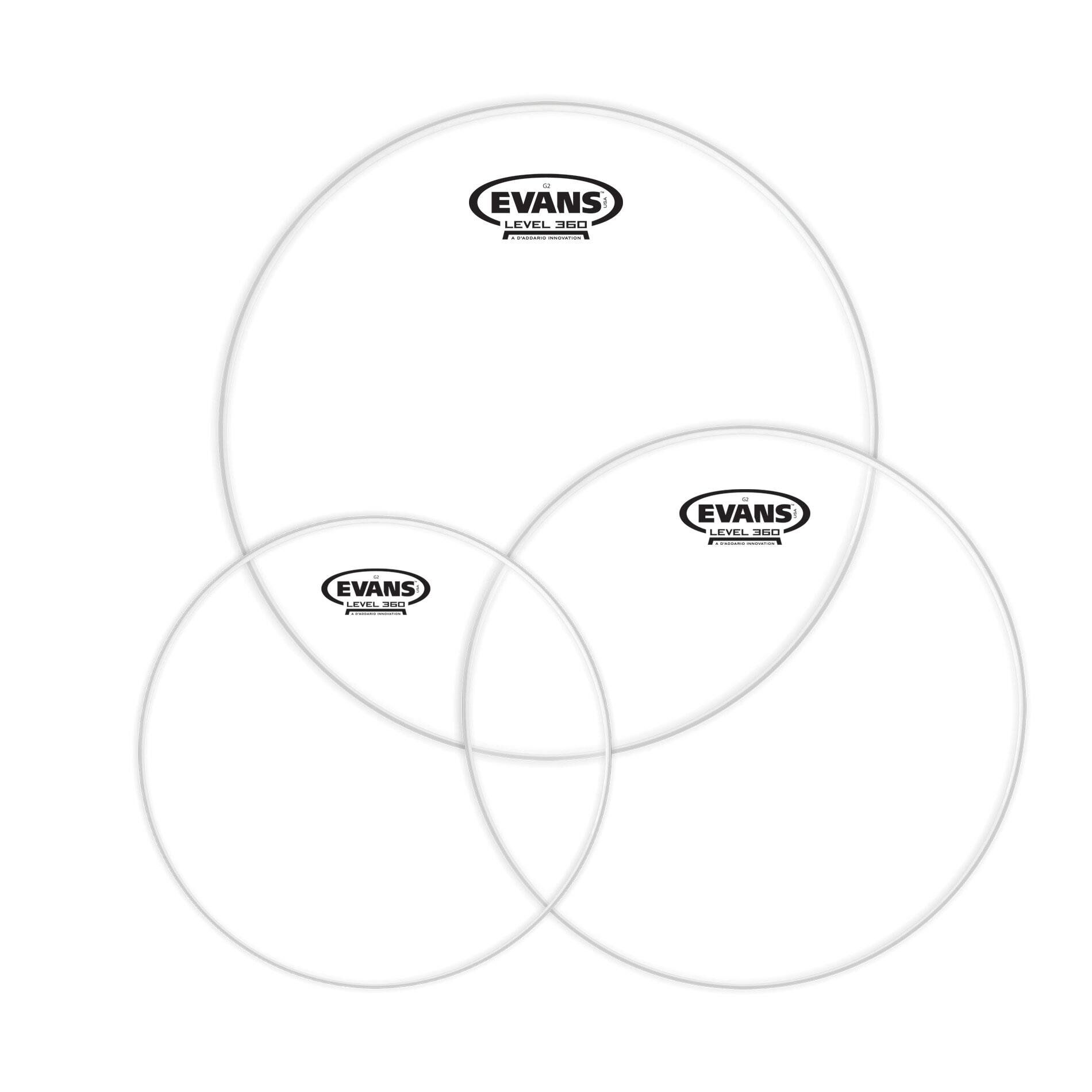 EVANS ETPG2CLRF DERİ SETİ (10+12+14) FUSION KİT