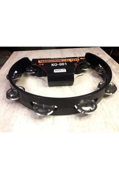 Karin Siyah Yarım Ay Zilli Tef