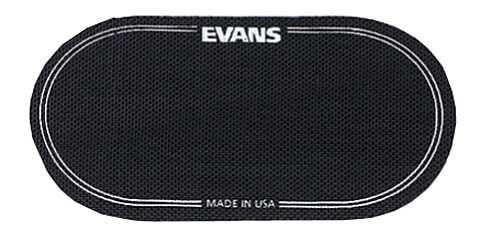 EVANS EQPB2 PEDAL BAS DAVUL DERİ KORUYUCU SİYAH (2 ADET)